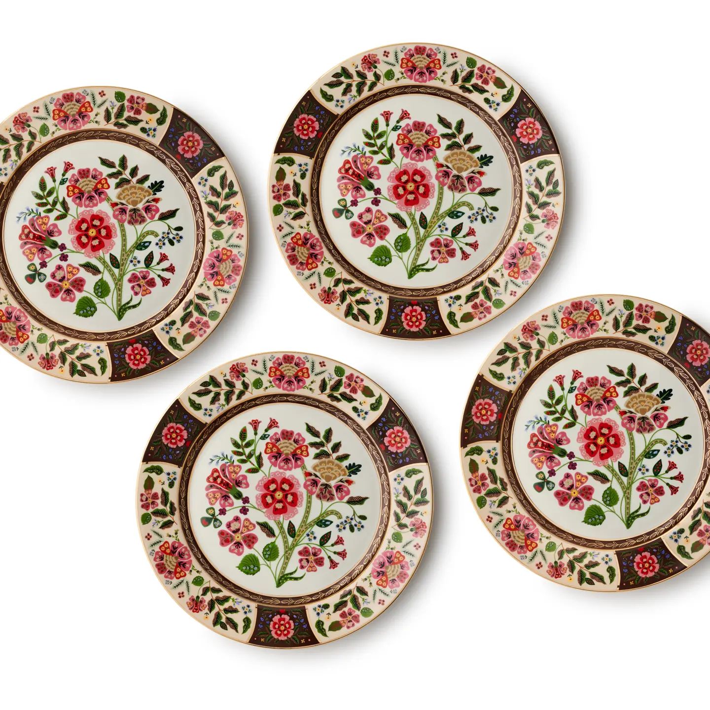 Gracie Porcelain Dinner Plate S/4
