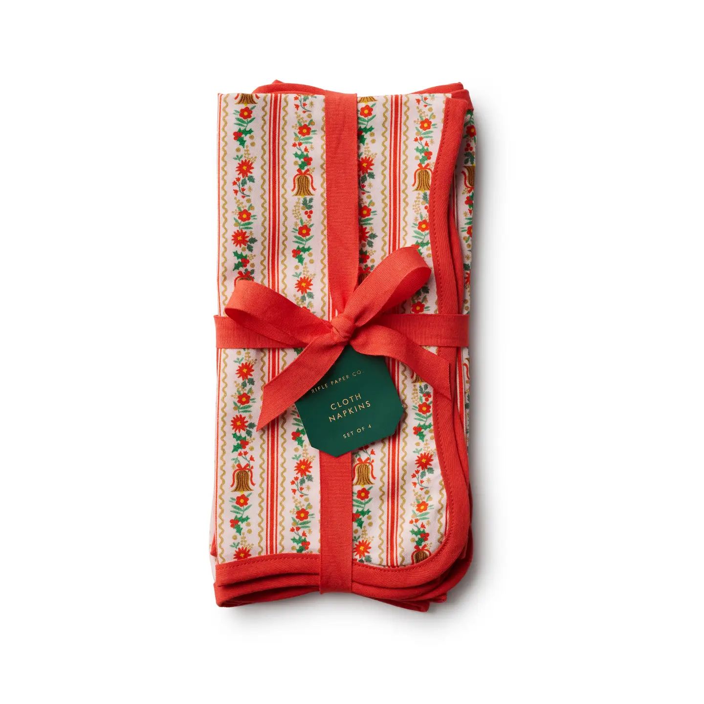 Holly Jolly Cotton Napkins, S/4