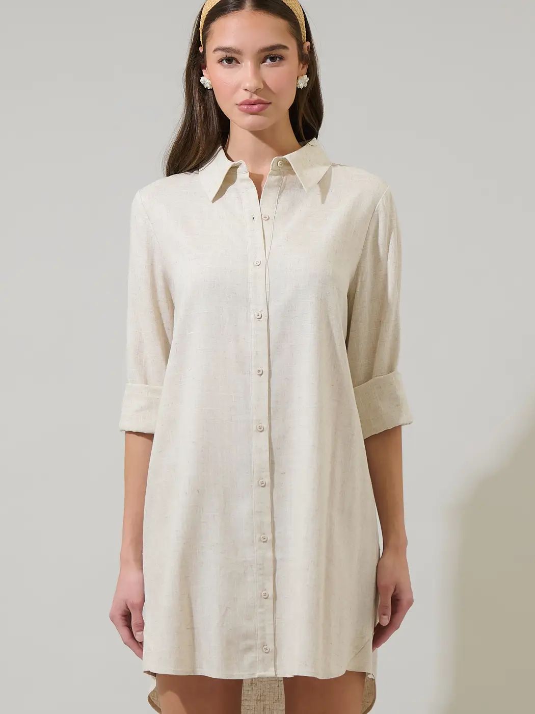 Kaira Button Down Shirt Dress