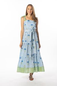Magnolia Dress - Blue Marigold