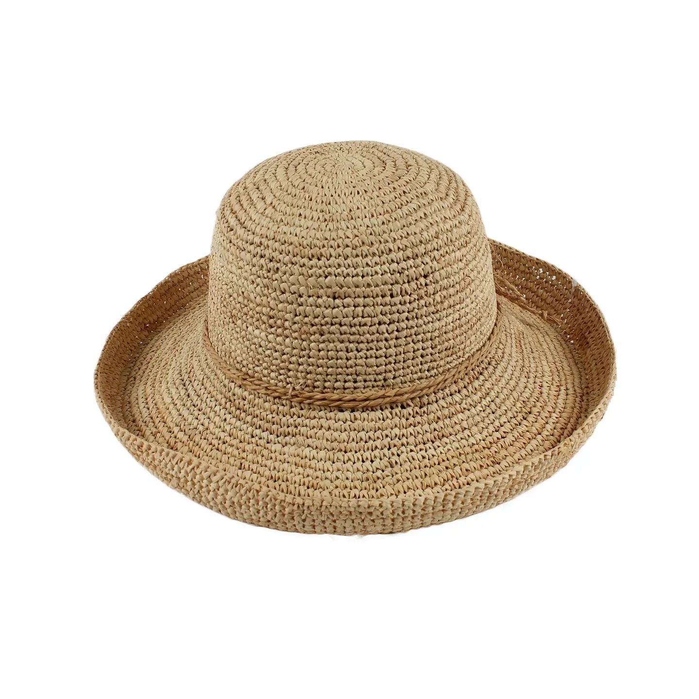 Raffia Large Kettle Brim Hat