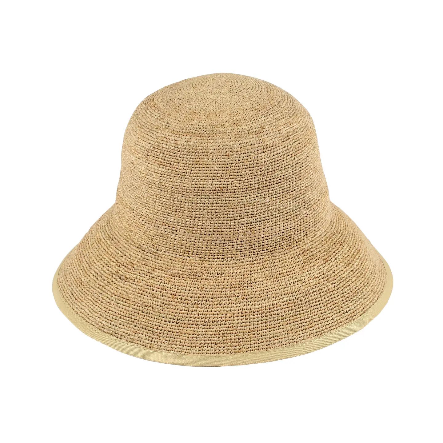 Raffia Crochet Bucket Hat