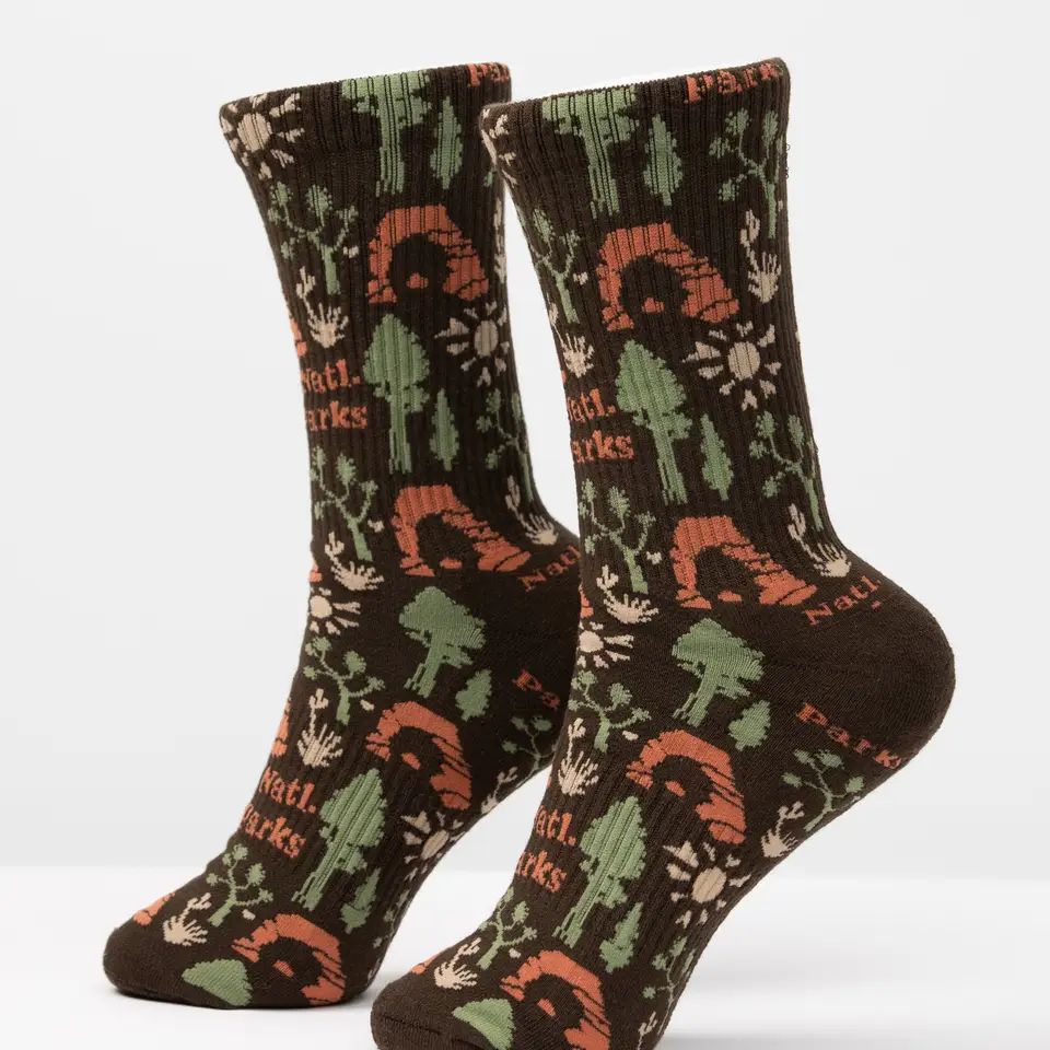 National Park Roundup Sock