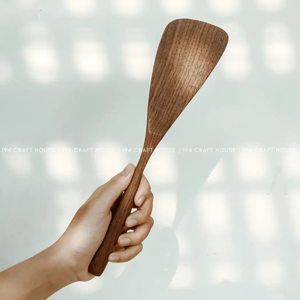 Walnut Wood Spatula - 12"- Kitchen Serving Utensils
