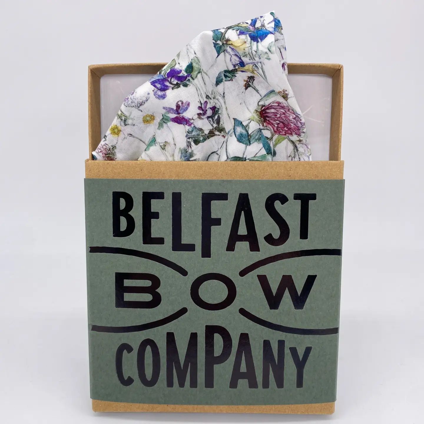 Liberty of London Bow Tie in Green Wildflower