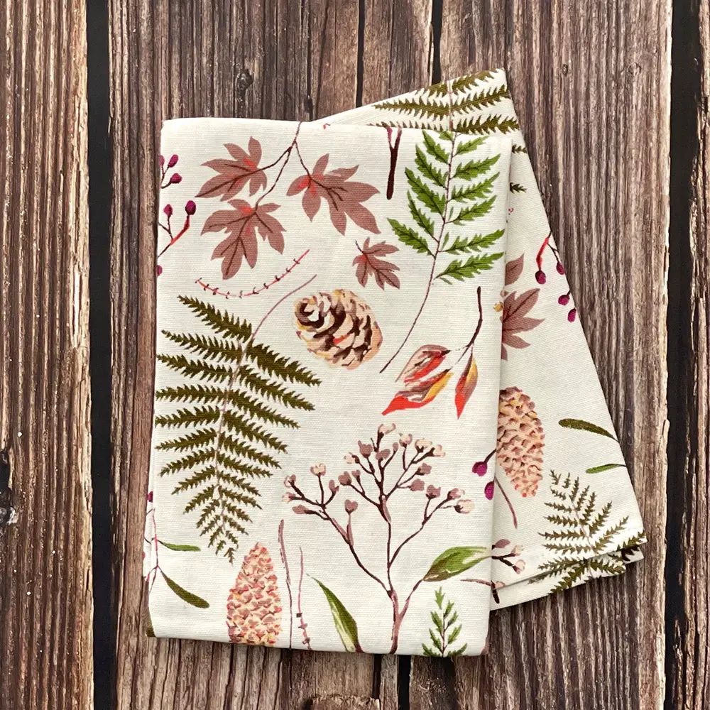 Autumn Print Kitchen Towels S/2