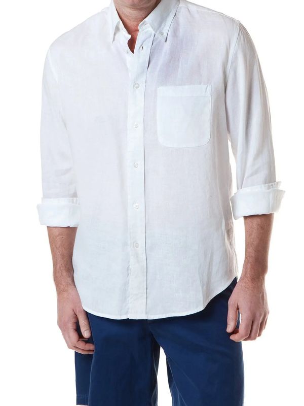 Chase Shirt White Linen