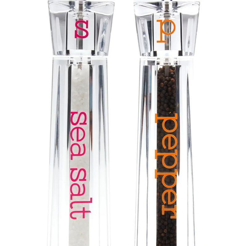 Salt + Pepper Shakers - Orange / Pink