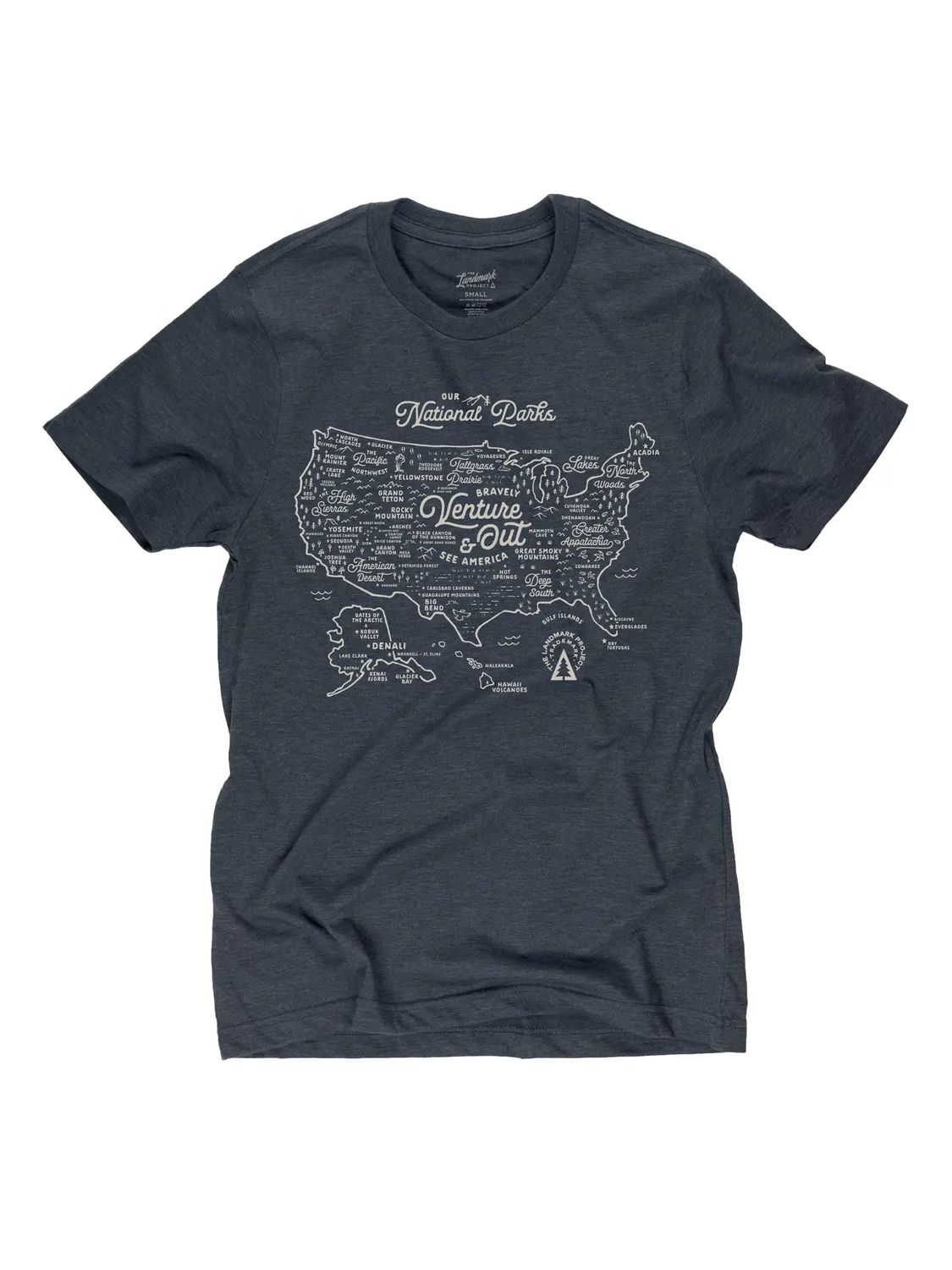 National Parks Map Tee