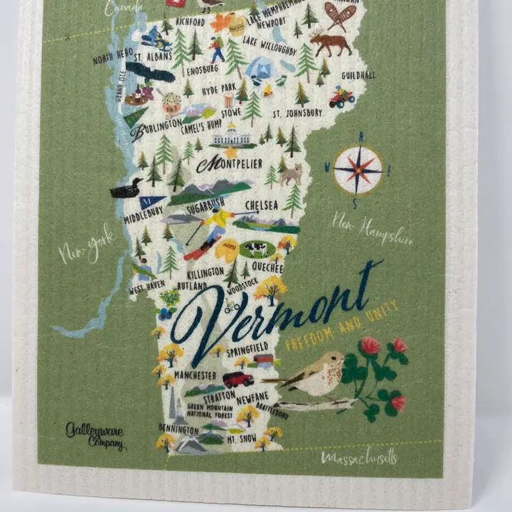 Vermont Tea Towel VT