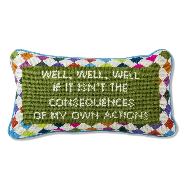 Well Well Well - Needlepoint Pillow
