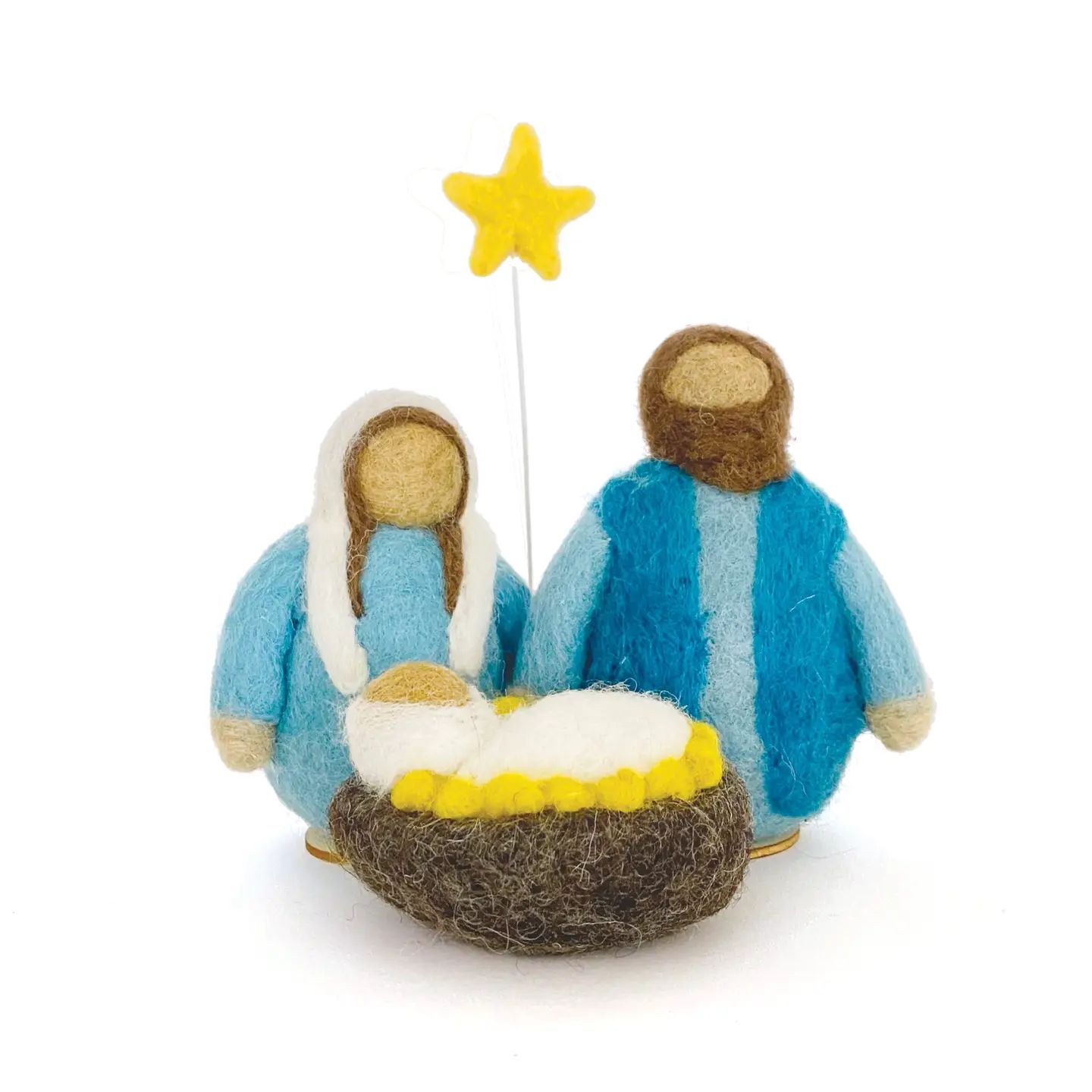 Classic Felt Holy Family, 4-Piece Set