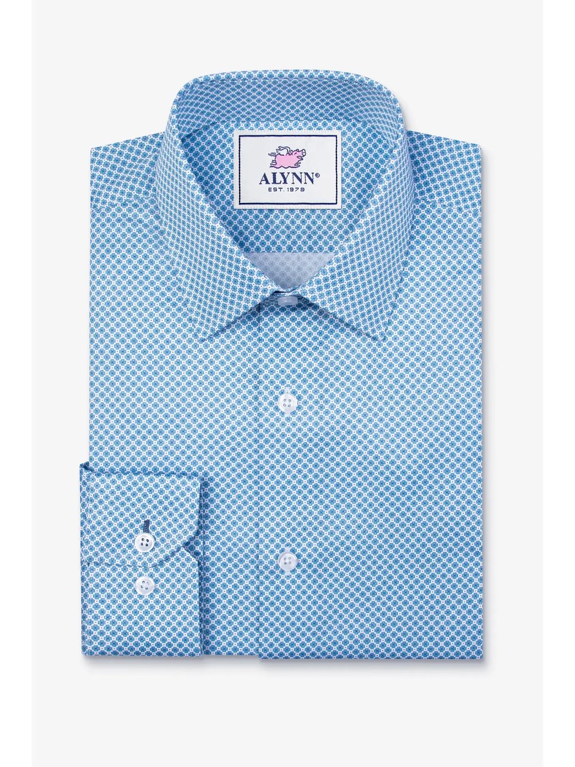 Porter Slim Fit Blue Dress Shirt