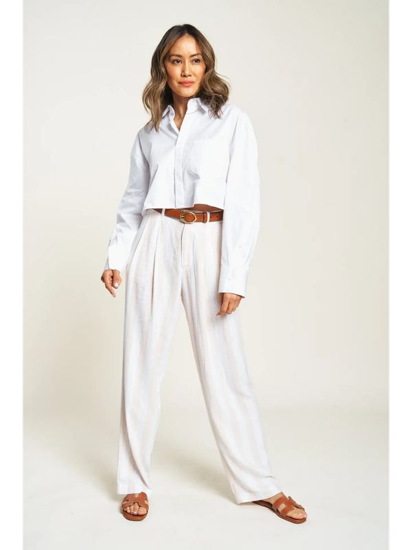Evanston High Rise Trouser, Sand Dune