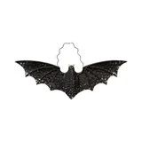 Metal Bat Wall Décor w/ Hanger,  Black