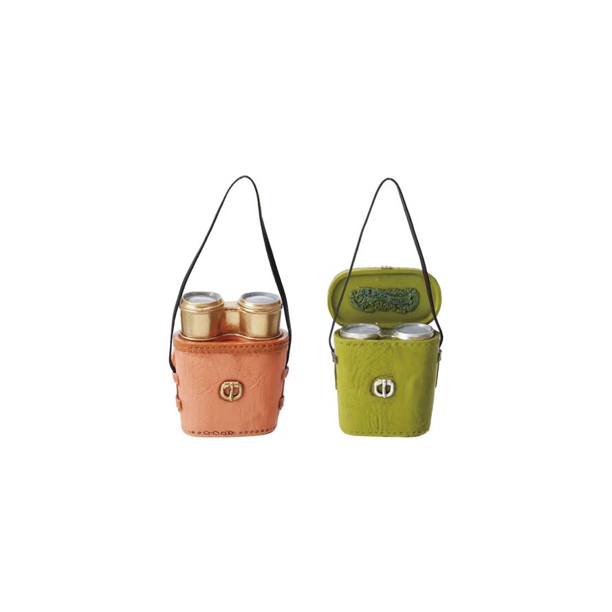 Resin Binoculars in Bag Ornament