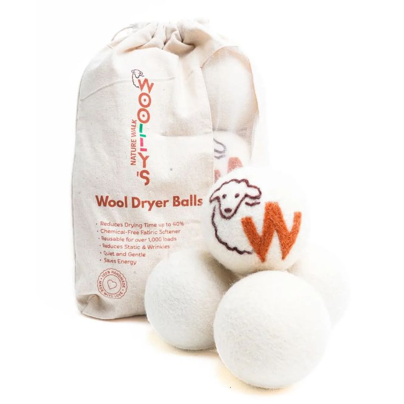 Woolly’S Wool Dryer Balls – Set of 6 | Handmade in Nepal