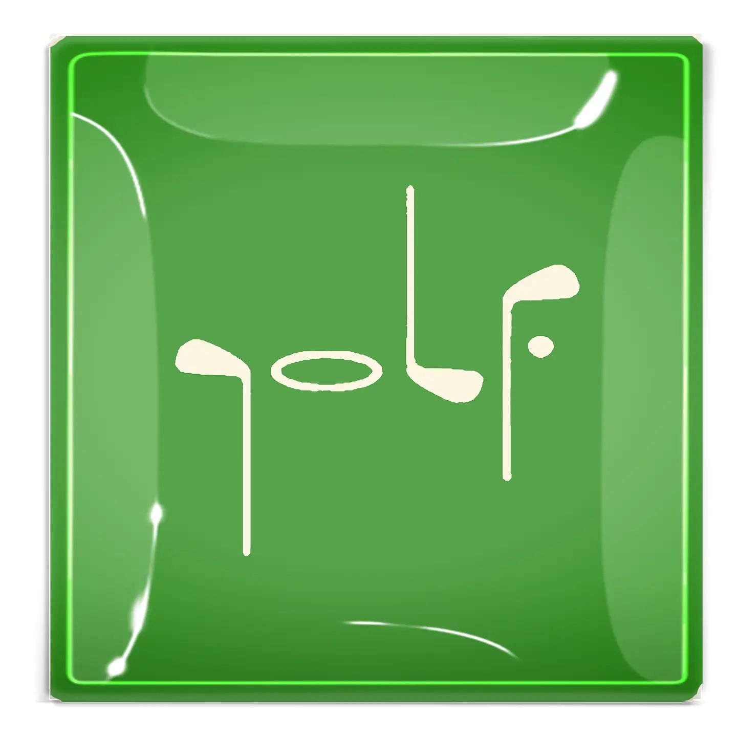 Golf Clubs Tray