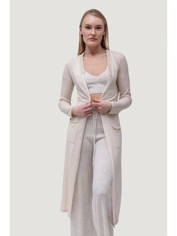 Cashmere & Linen Maxi Cardigan