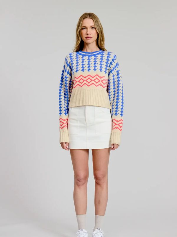 Winter Mosaic Sweater Pullover