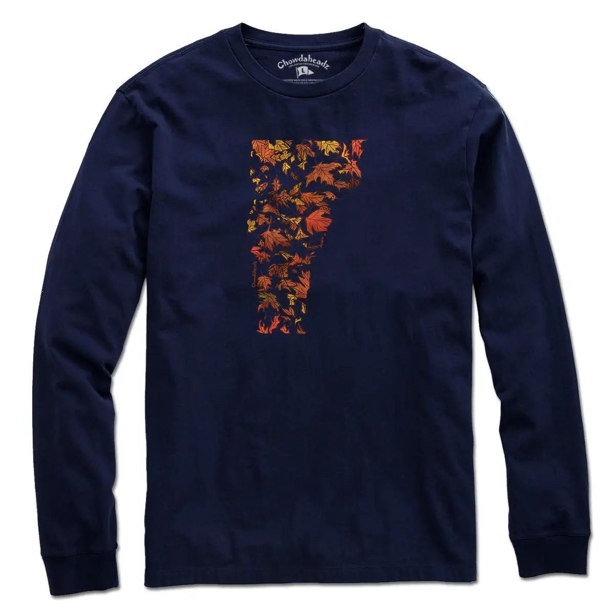 Vermont Foliage T-Shirt L/S Navy