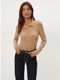 Issa Rib Mix Henley L/S