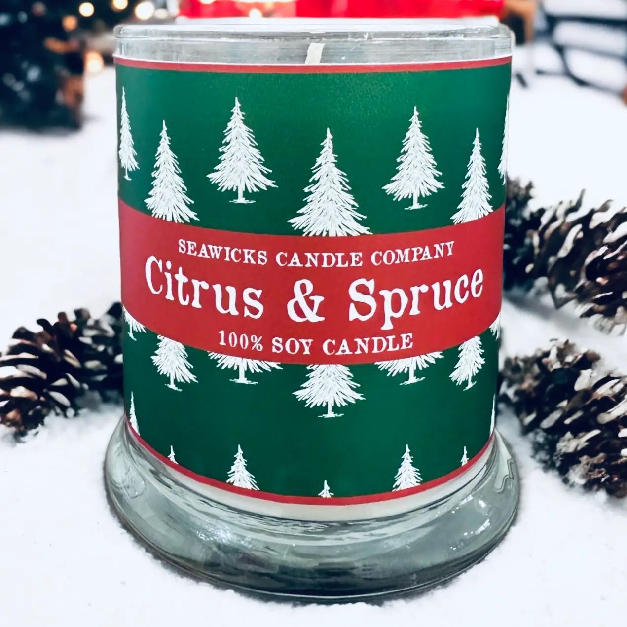 Citrus & Spruce Soy Candle