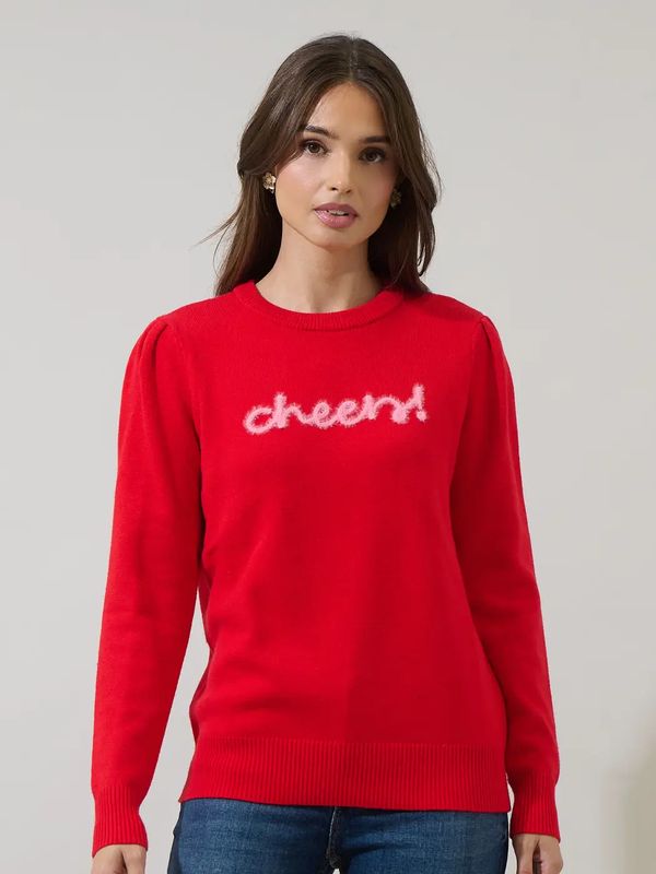 Courtney Cheers Pleated Sweater