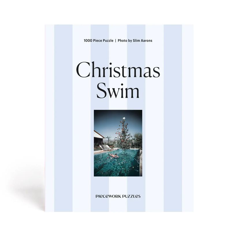 Christmas Swim - Slim Aarons Collab - 1000 Piece Puzzle