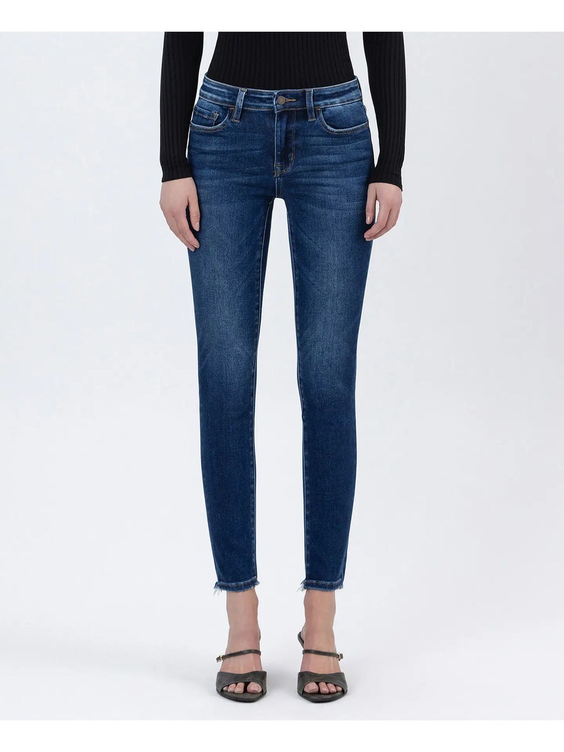 Mid Rise Ankle Skinny Jean