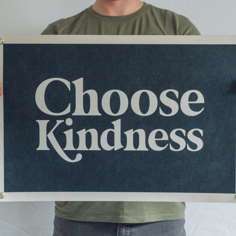 Choose Kindness Felt Banner