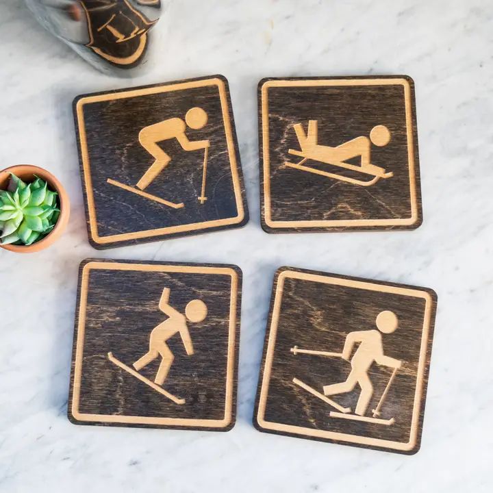 Winter Activities Coasters