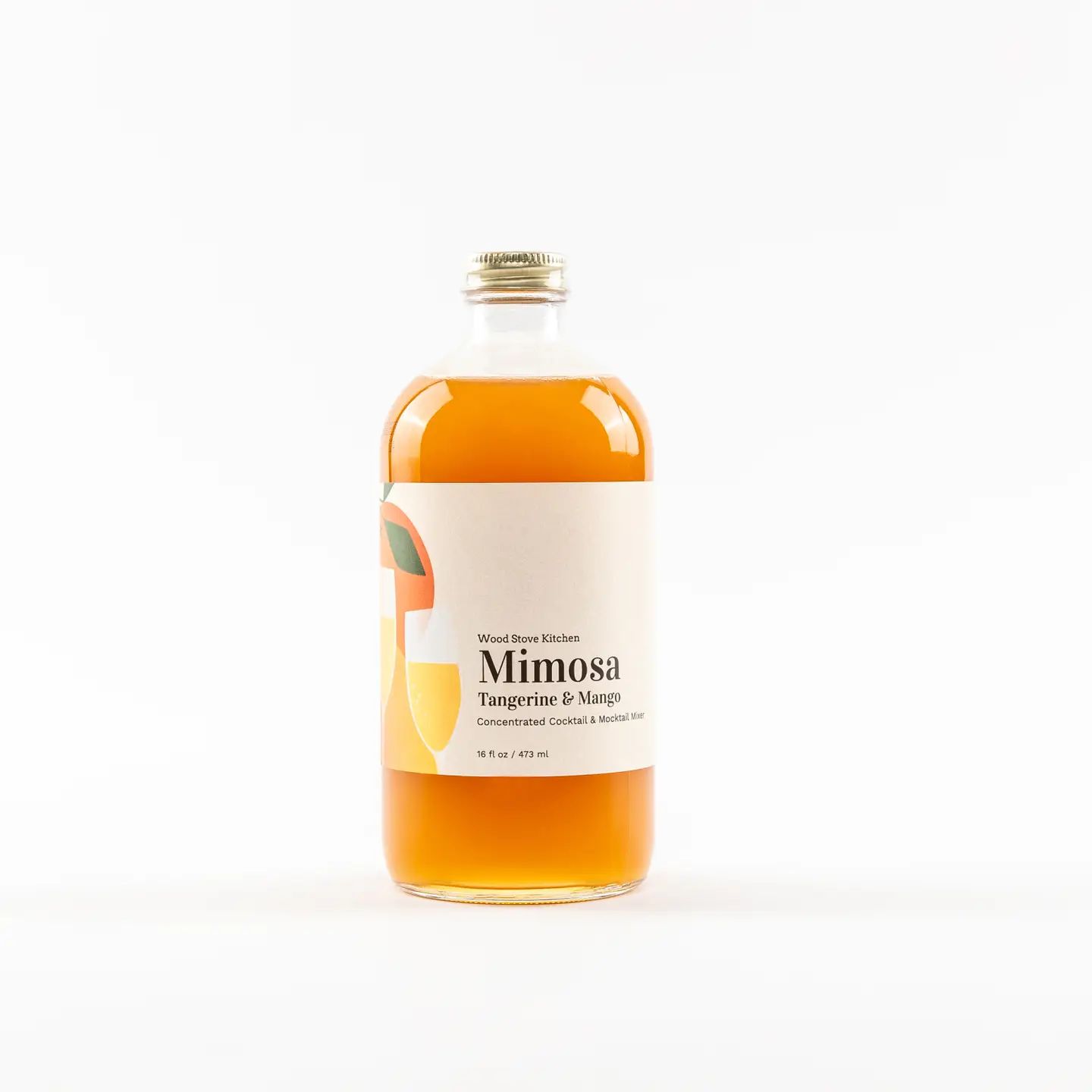 Mimosa Mixer w/ Tangerine & Mango For Cocktails and Mocktails, 16 Fl oz