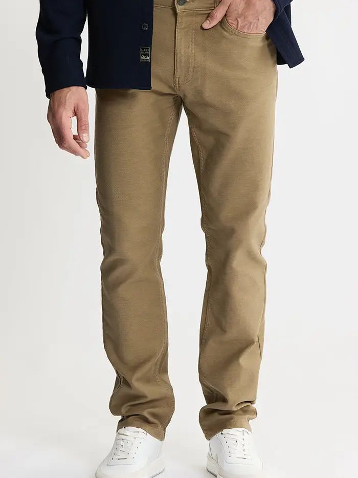 Loopback Twill 5-Pocket Pants