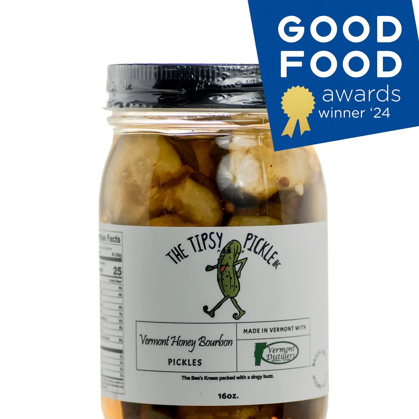 The Tipsy Pickle - Vermont Honey Bourbon Pickles