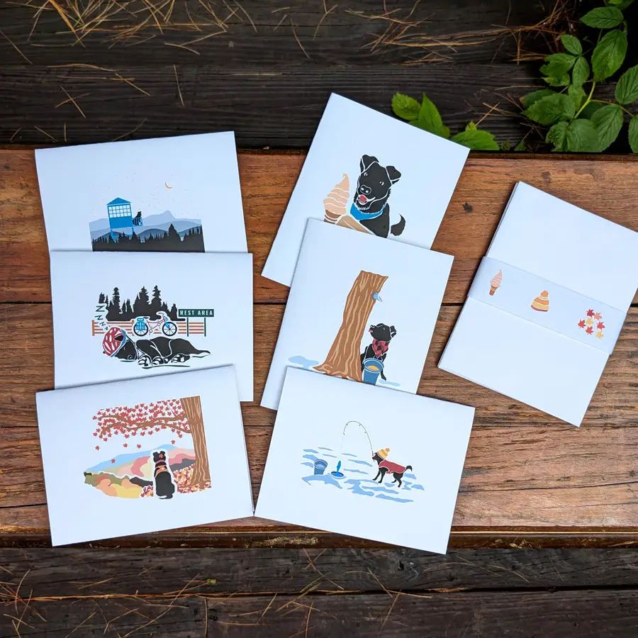 Vermont Pup | Assorted Greeting Card Set