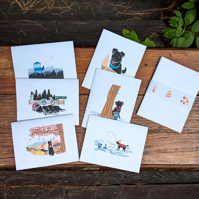 Vermont Pup | Assorted Greeting Card Set