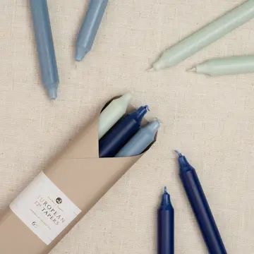 12" Taper Candle - Ocean Waves