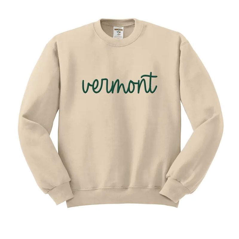 Vermont Embroidered Sweatshirt