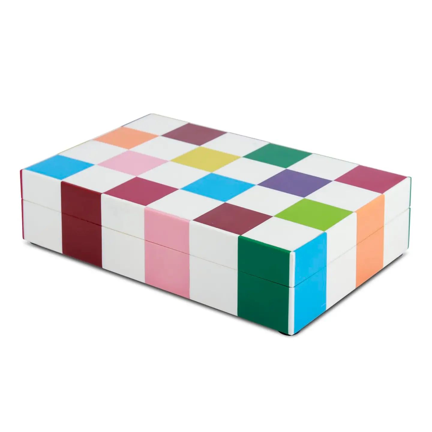 Decorative Box Medley Jester Pattern 8x5x2