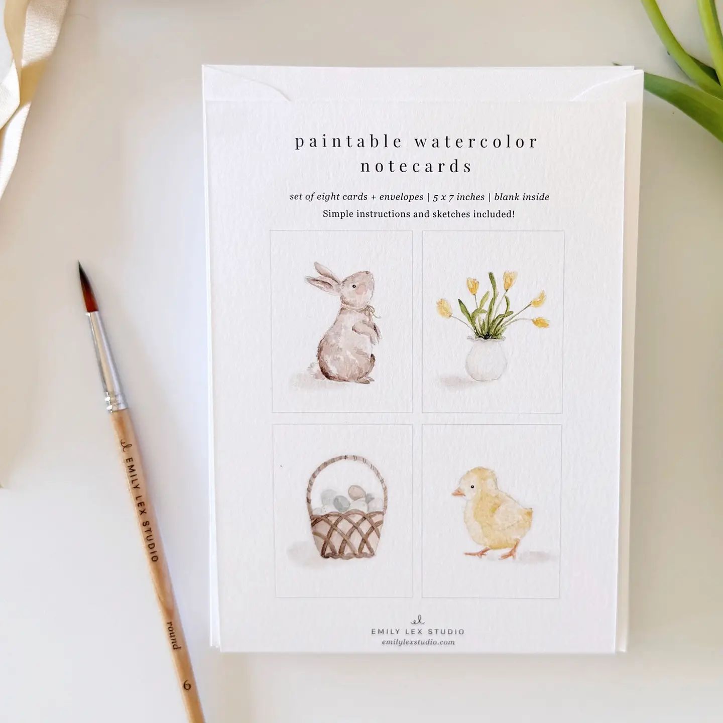 Easter Paintable Notecards