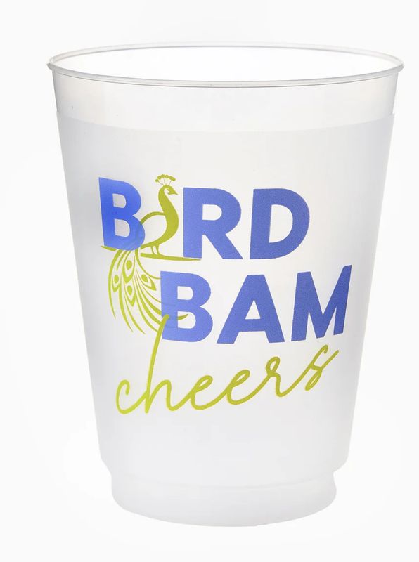 Bird Bam Cheers Frosted Cup S/4