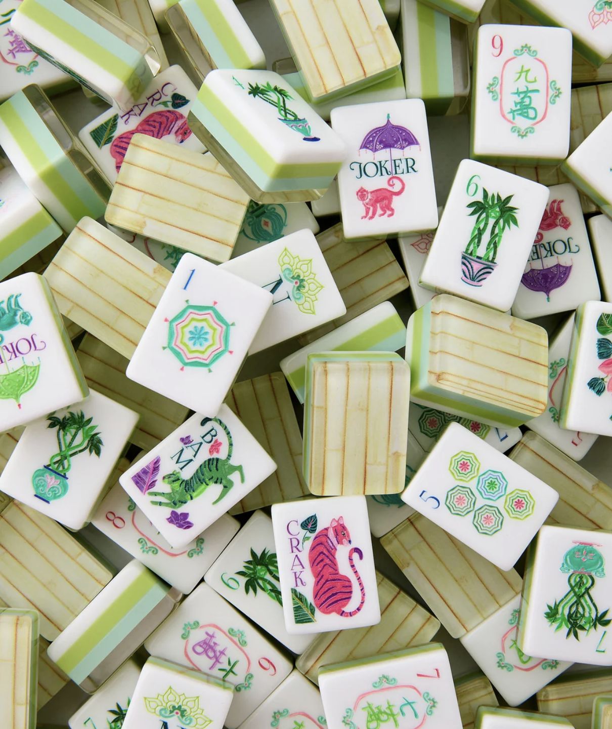 Palm Royale Mahjong Tiles