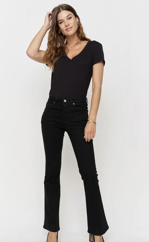Stanley Mid Rise Boot Cut Sculpt+, Jet Black