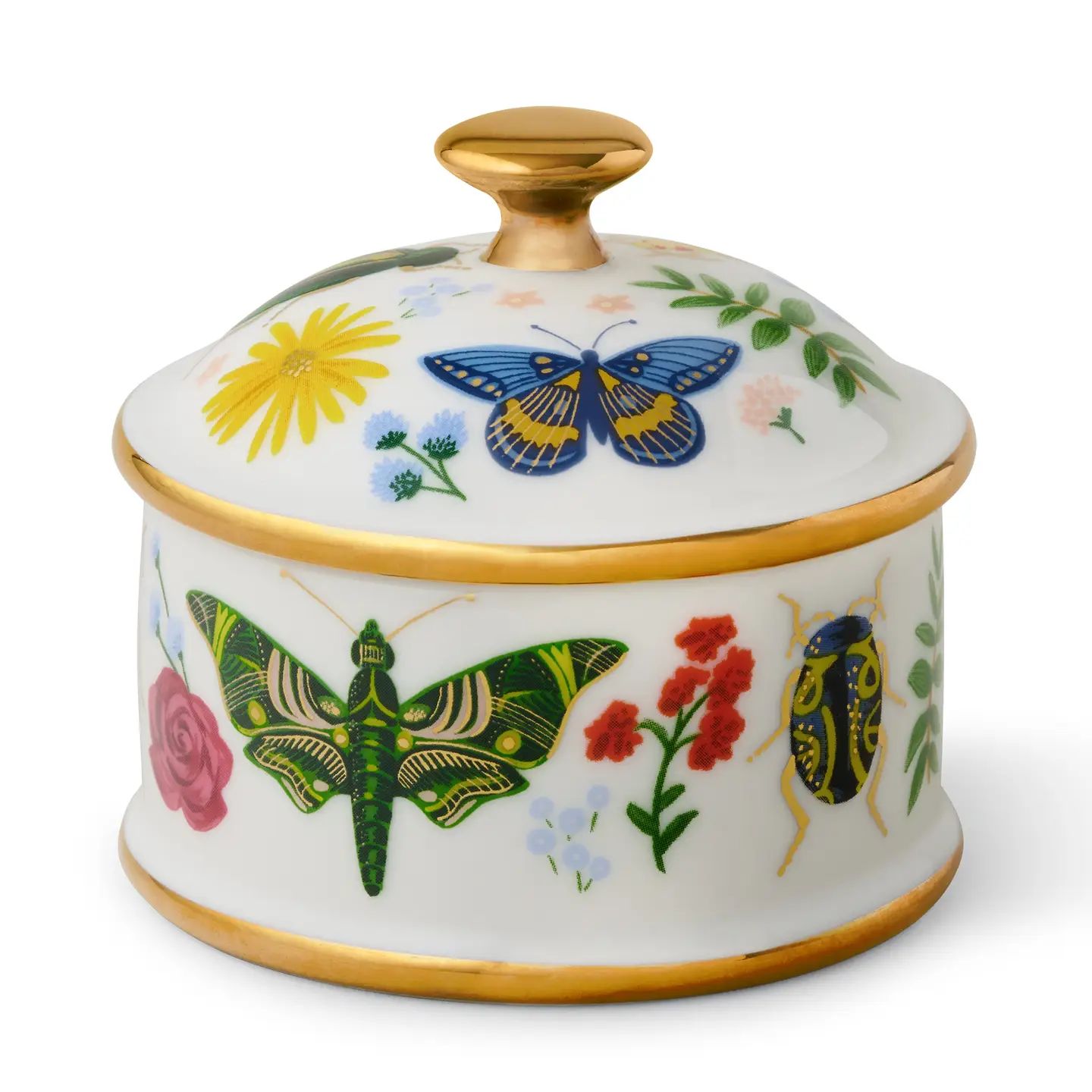 Curio Round Porcelain Box