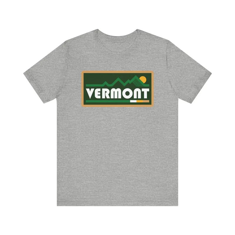 Vermont T-Shirt Retro Graphic