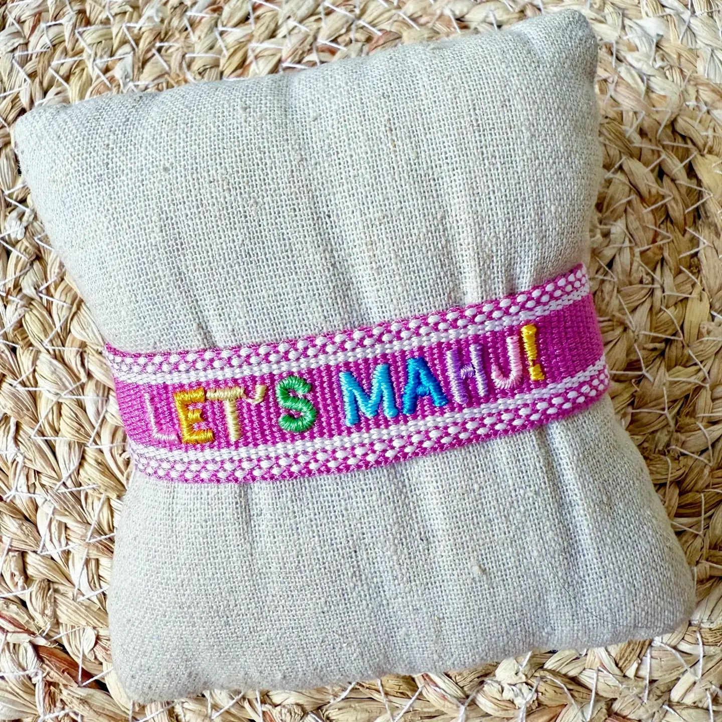 Let's Mahj Woven Bracelet