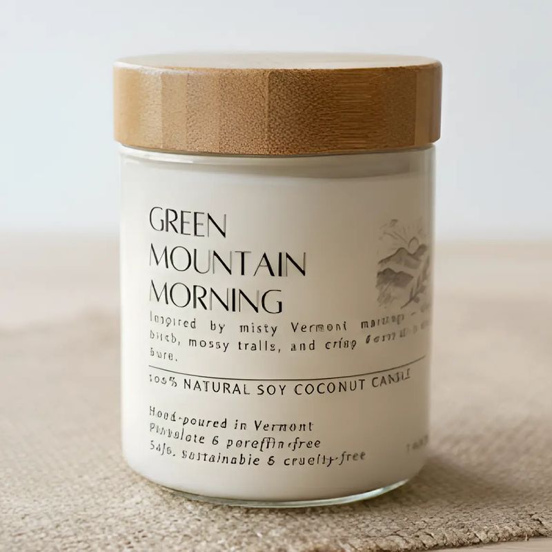 Green Mountain Morning Soy Candle