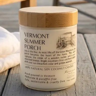 Vermont Summer Porch  Soy Candle