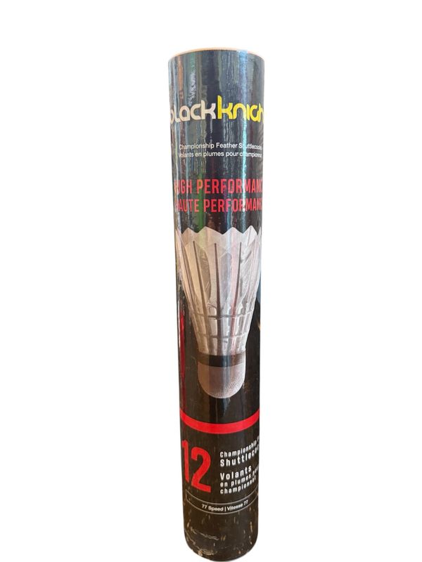 Black Knight High Performance Shuttlecocks 77 Speed 12Pk